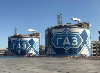 Yamal LNG tanks