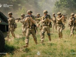 Ukrainian soldiers.