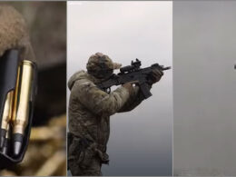 ukraine’s new bullets blasting drones 50 meters — without weapons ukrainian soldier engages drone using newly developed anti-drone rifle rounds during live-fire test new-ulrainian-anti-drone-rounds-in-action ukraine now fielding nato rifles offering