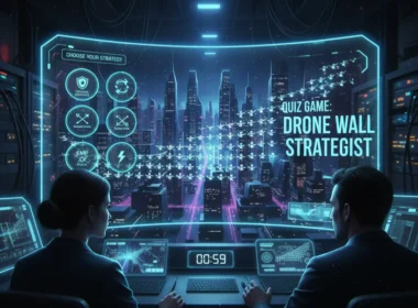Quiz Game: Drone wall strategist