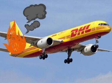 Russian sabotage campaign parcel explosion DHL plane EU