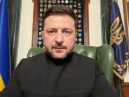 Ukrainian President Volodymyr Zelenskyy during his evening address on 6 February 2026. Photo: Ukraine's Presidential Office