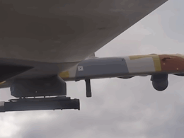 A Russian Orion drone in action over Ukraine