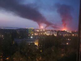 refinery saratov two tatarstan pumping station bashkortostan — one night's russian oil target list · post smoke fire rise over russia after ukrainian drone strike 8 2026 saratov5075776523918314508 ukraine news