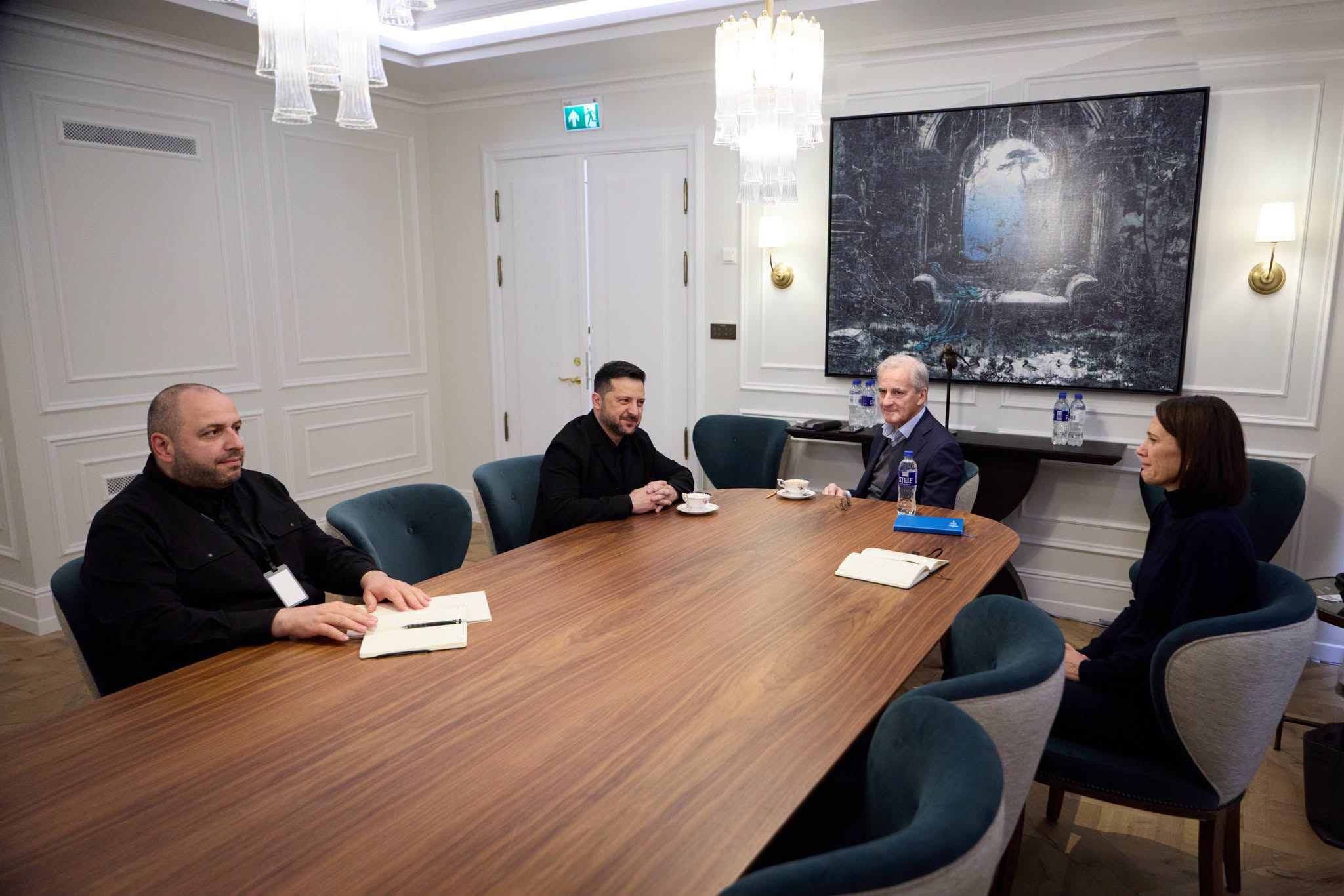 Ukrainian President Volodymyr Zelenskyy in Oslo, on 21 October 2026. Source: Facebook/Zelenskyy