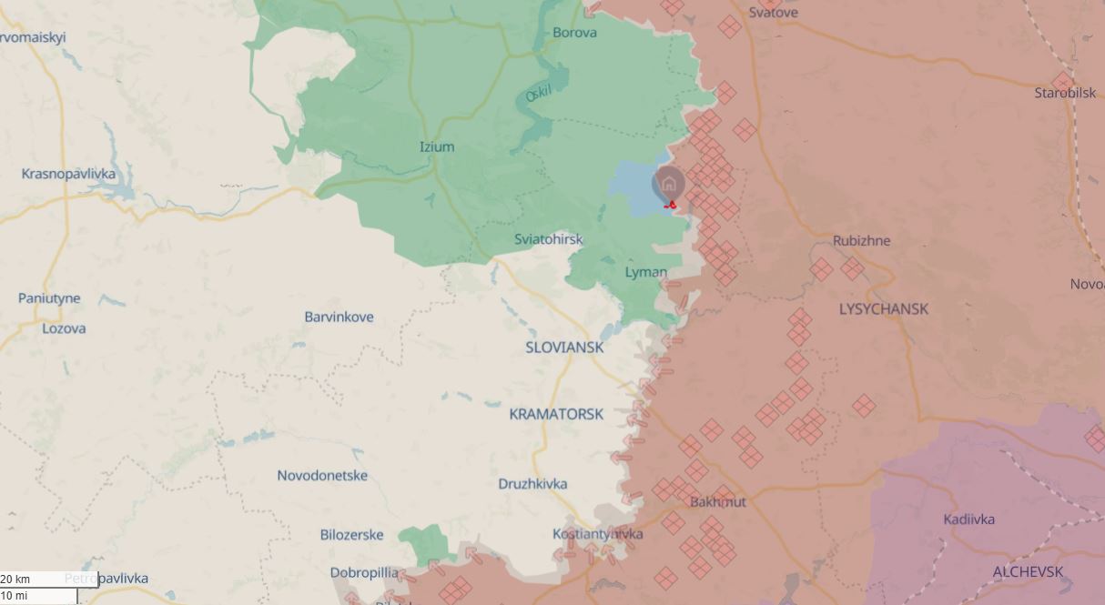 ukraine retook kolodiazi north lyman its drones hit 200-plus russian vehicles operation vivaldi’s last phase commander says · post northern donetsk oblast neighboring areas territory during vivaldi blue 2022 green